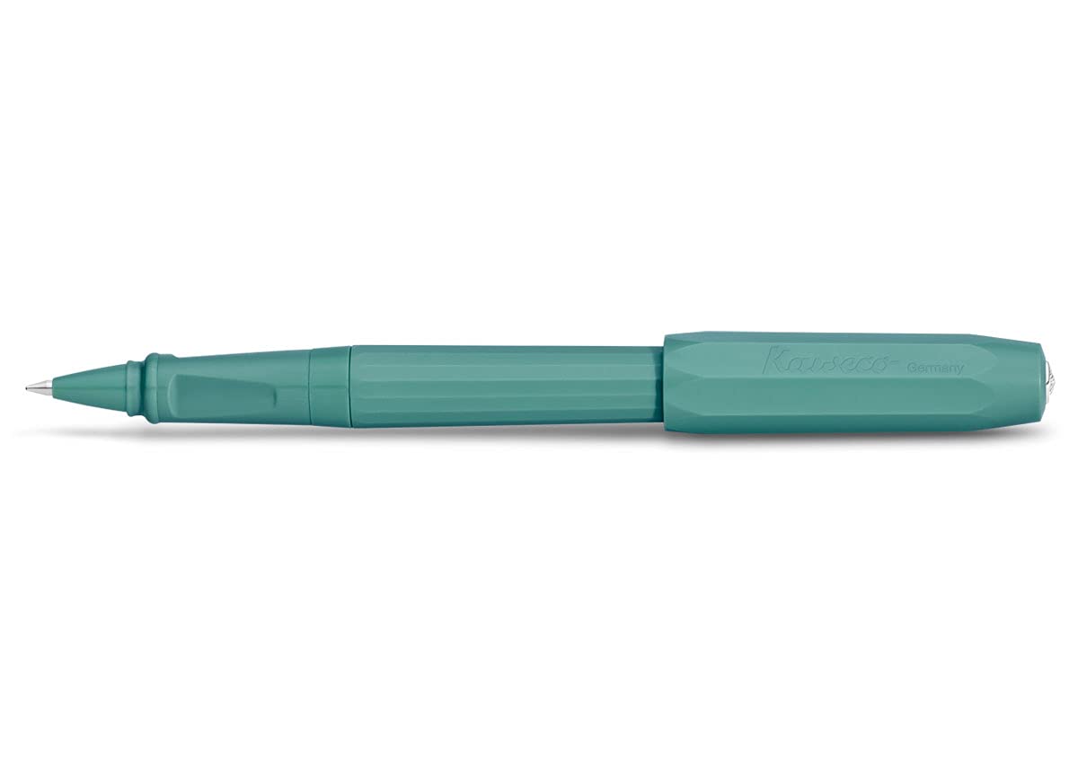 Kaweco Perkeo Rollerball Pen Breezy Teal I Gel Pen with Refill for School I Beginner Roller with