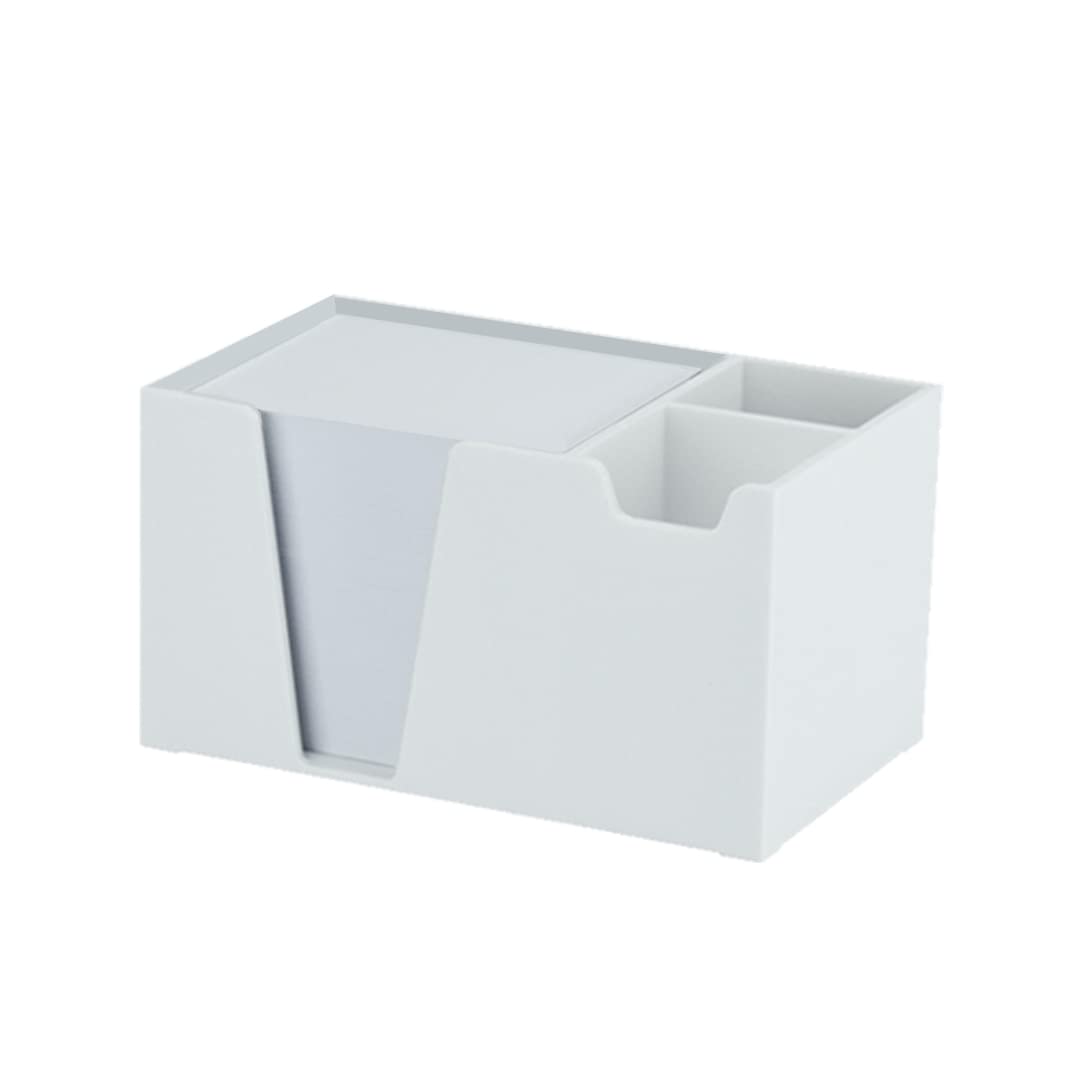 Acrimet Desktop Organizer Pencil, Pen, Paper, Clip, Caddy Holder (Plastic) (White Paper Included)