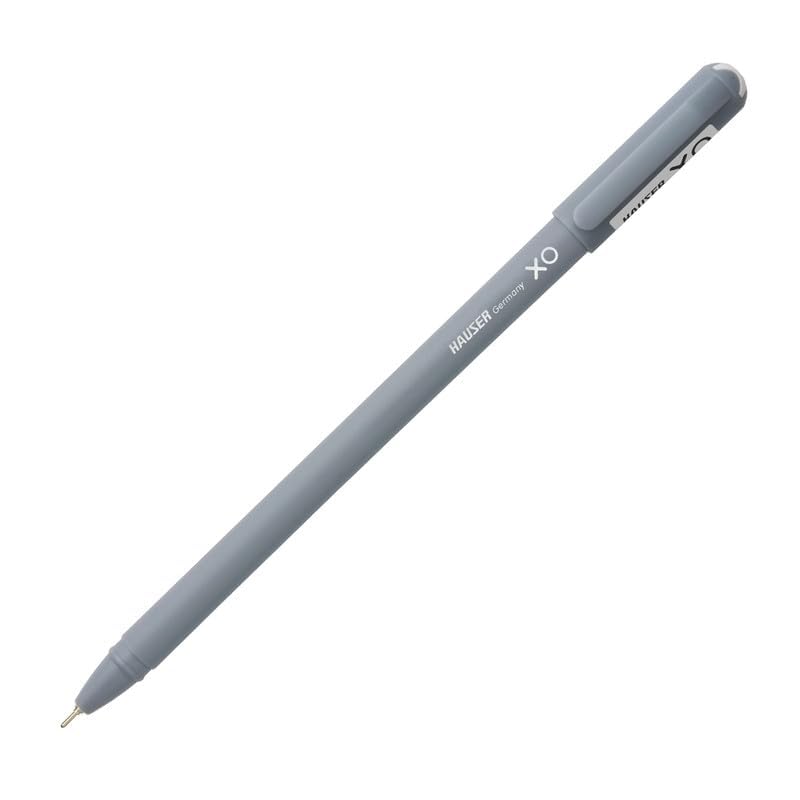 Hauser XO Ball Pen Combo Pack | Solid Body Type With Ultra Durable Tip | 10 Pcs Blue Ink & 10 Pcs