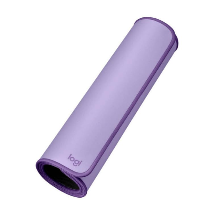 Logitech Desk Mat - Studio Series, Multifunctional Large Desk Pad, Rubber Material, in Lavender