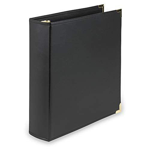 Samsill Classic Collection Leather 3 Ring Binder, Executive Presentation Portfolio, 2 Inch (Holds