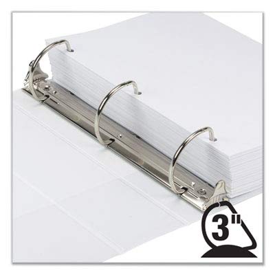 Samsill Plant-Based 3 Inch Durable D-Ring, View Binder, Eco-Friendly, USDA Certified Biobased