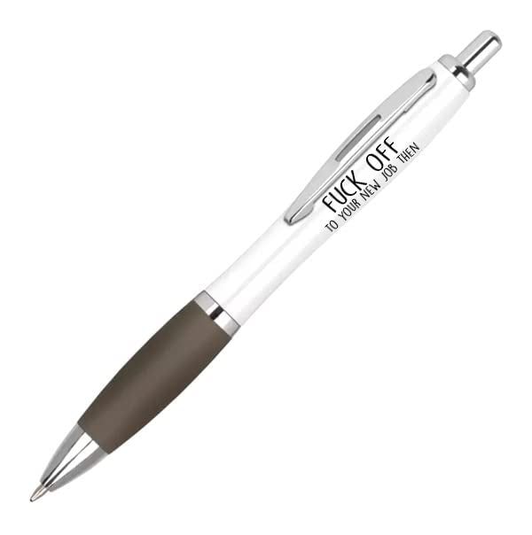 Cheeky Chops Funny Rude pens F**k off to your new job then Leaving present PEN65
