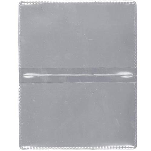 StoreSMART Silver Folding Business Card Holders - 50 Pack - Polypropylene Plastic (RPP2915S-50)