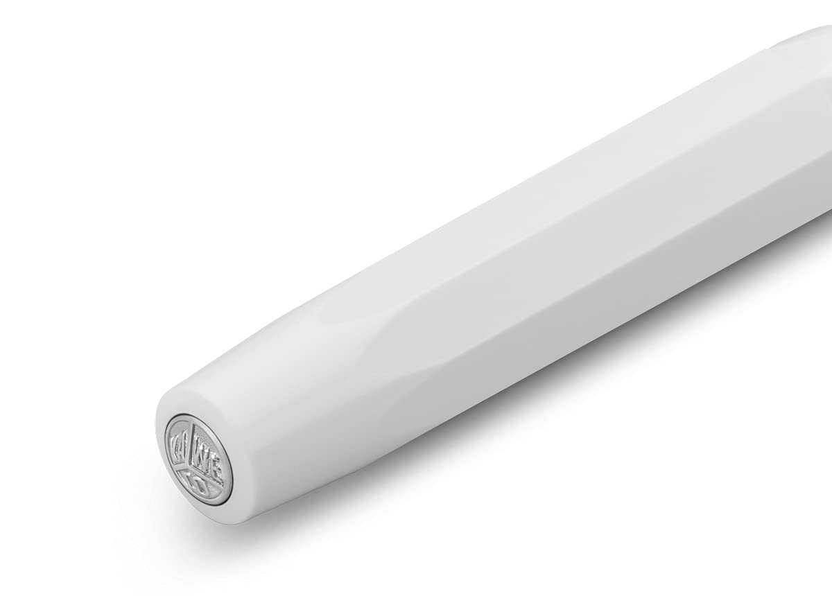 Kaweco SKYLINE SPORT Fountain Pen White I Premium Fountain Pen for Ink Cartridges I Exclusive