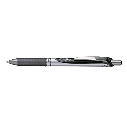 Pentel XBL77/2-A EnerGel Xm Retractable Gel Pen - Black (Pack of 2)