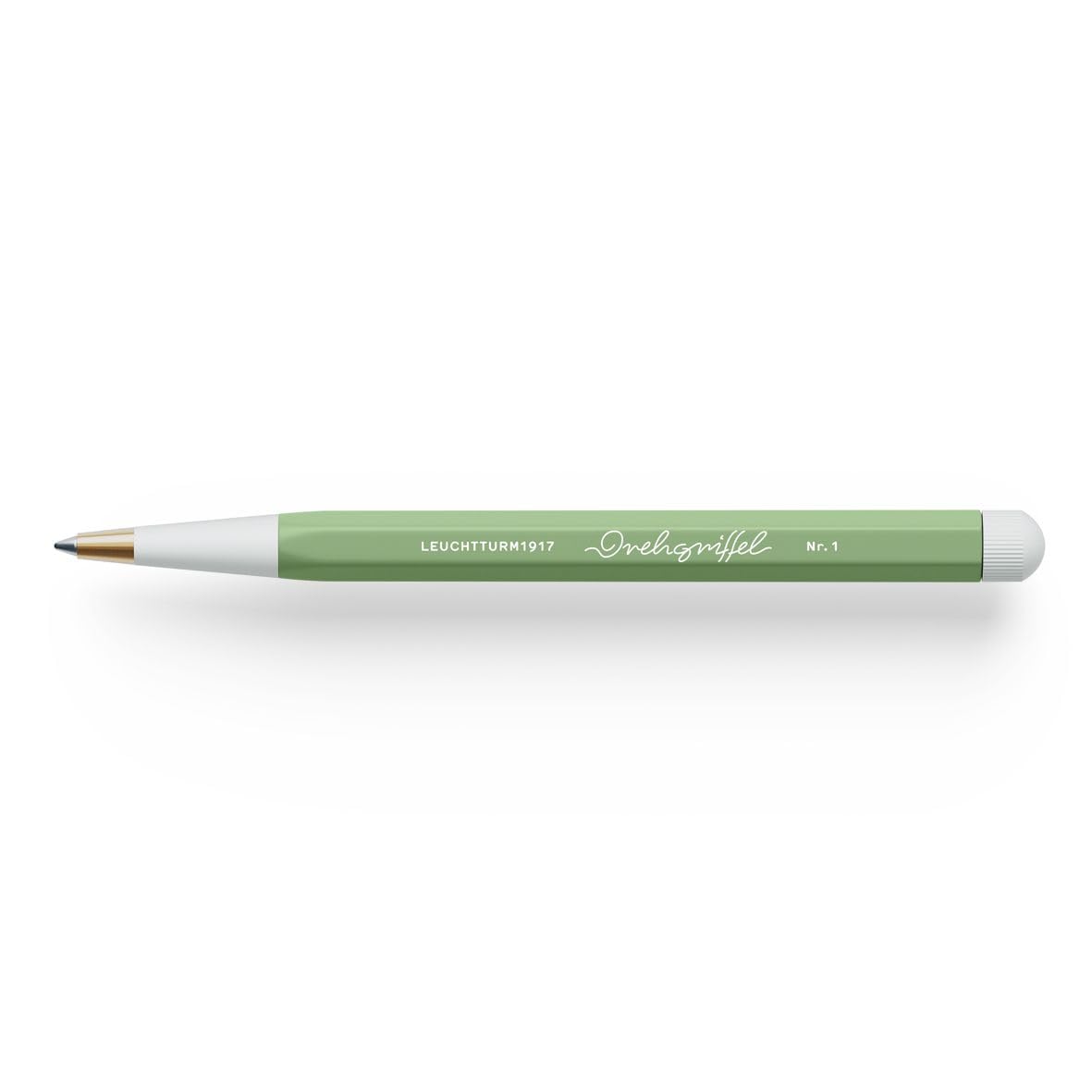 LEUCHTTURM1917 - Drehgriffel Writing Pen (Olive) - Gel Pen with Black Ink Included