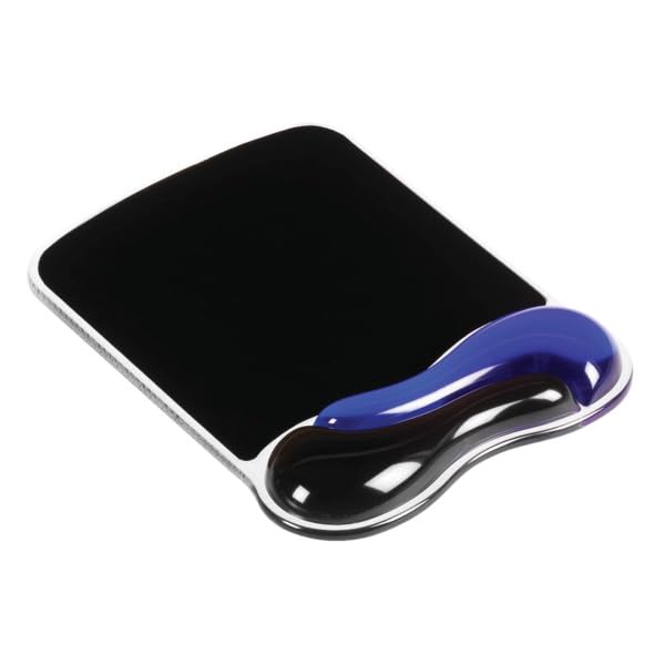 Kensington Mouse Mat with Wrist Rest – Ergonomic Duo Gel Wrist Support for Computer/Laptop use with