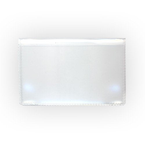 StoreSMART - Clear Folding Business Card Holders - 10 Pack - Polypropylene Plastic (RPP2915C-10)