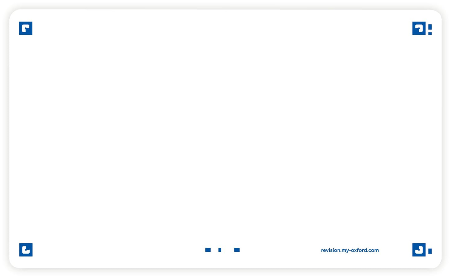 Oxford Index Cards A7 Flashcards White Small White 75 x 125 mm