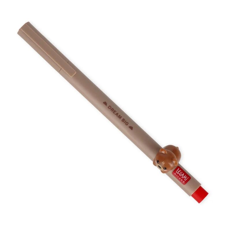 LEGAMI Gel Pen - Lovely Friends Decorative Animal Removable and Recombinable Prevents Rolling Fine