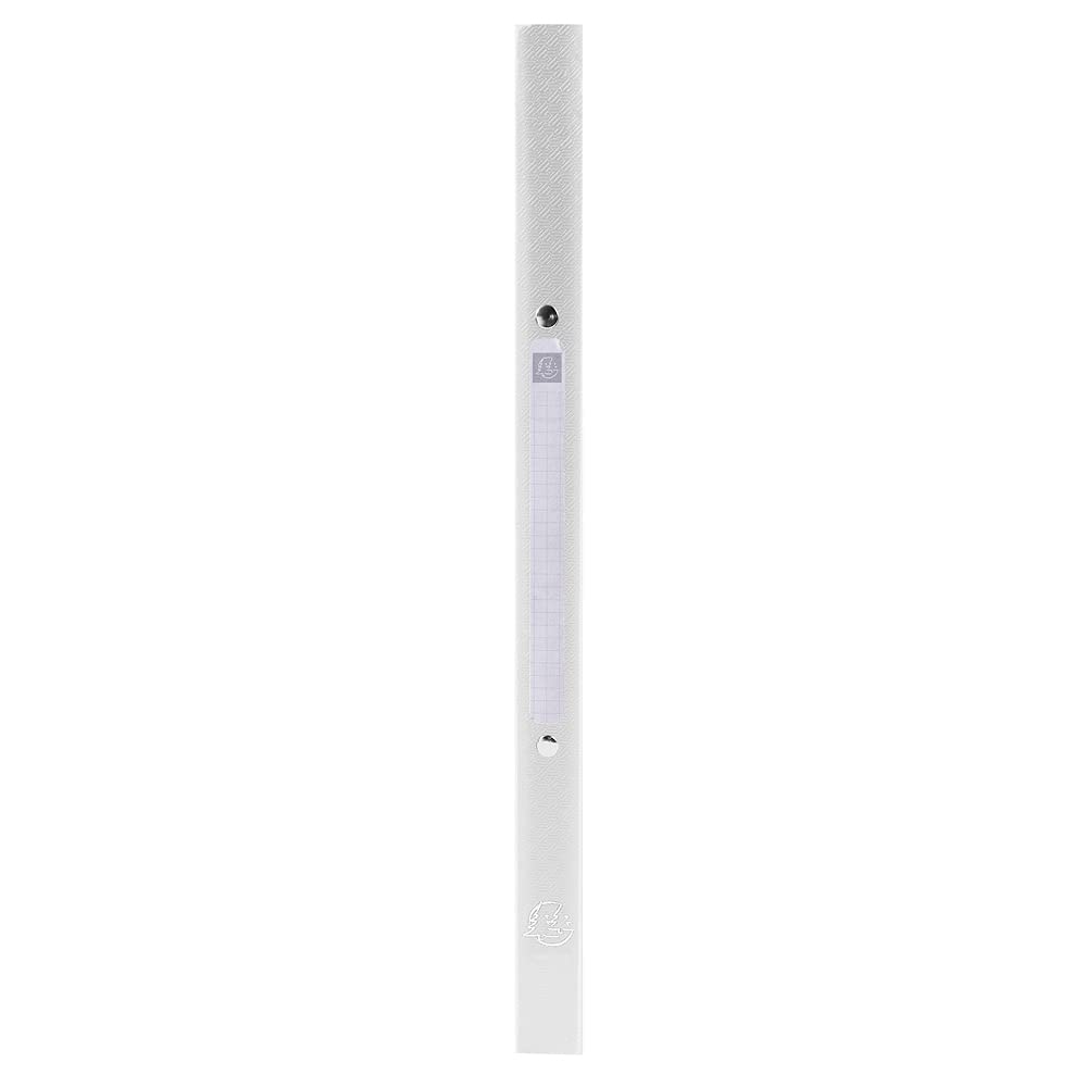 Exacompta - ref. 54178E - 1 Flexible Binder with OPAK Label - 2 Round Rings, Diameter 15 mm - Spine