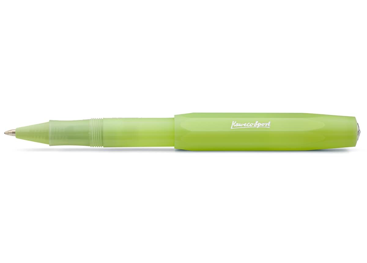 Kaweco FROSTED SPORT Rollerball Fine Lime I Gel/Ballpoint Pen Including 0.7 mm Refill I in Pastel