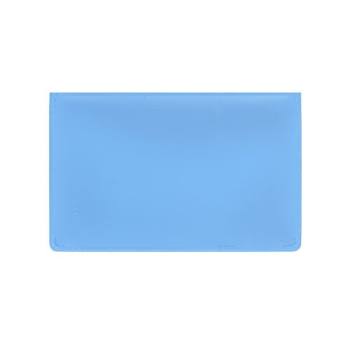StoreSMART - Powder Blue Folding Business Card Holders - 25 Pack - Polypropylene Plastic