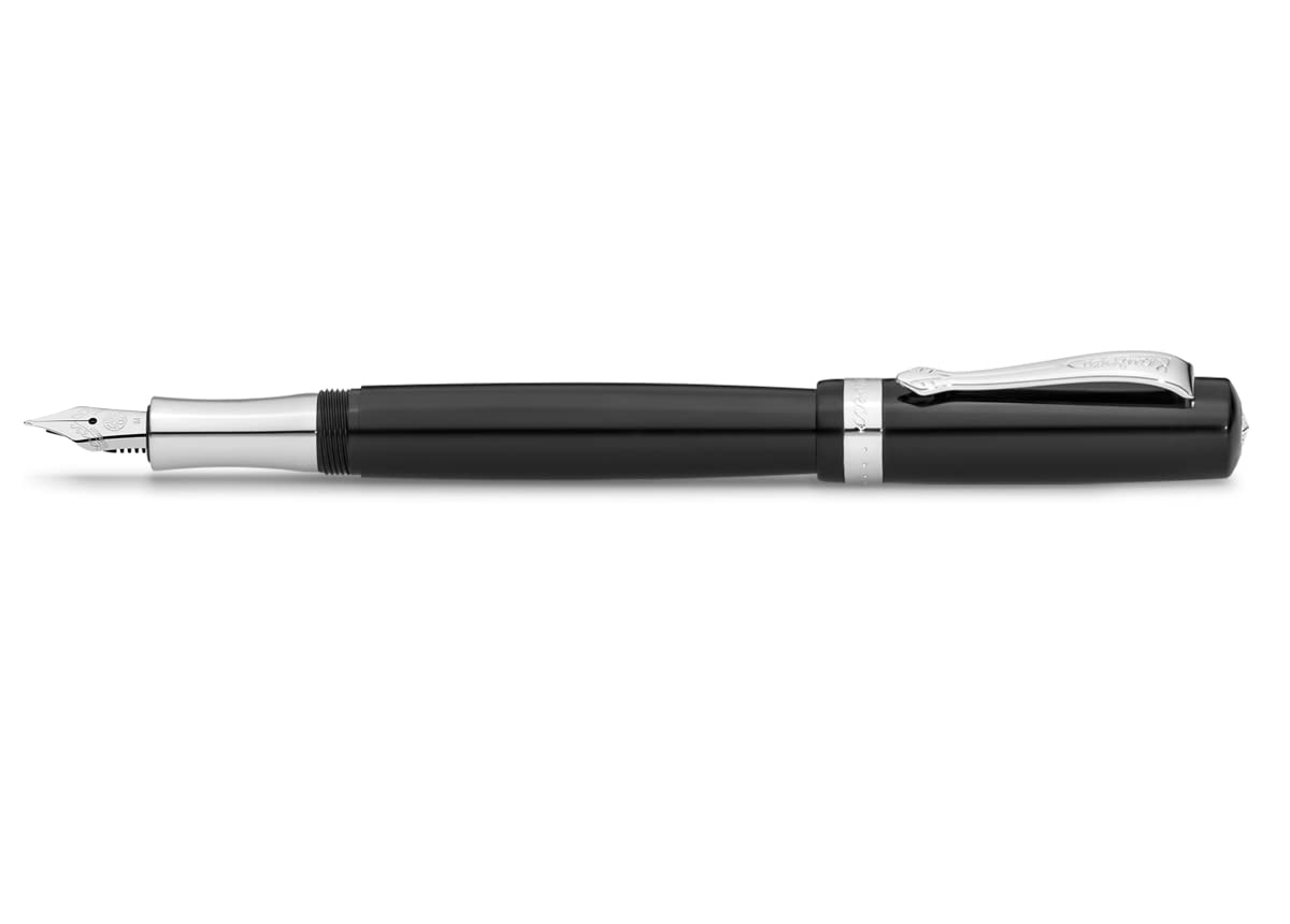 Kaweco STUDENT Black Fountain Pen I Premium Fountain Pen for Ink Cartridges I Nostalgic Fountain
