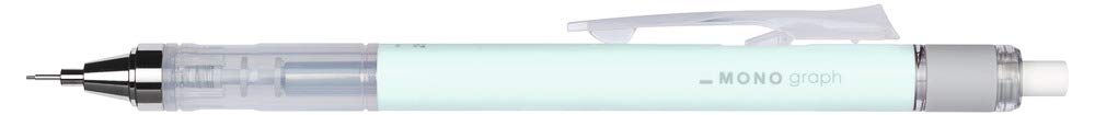 Tombow MONO graph, mechanical pencil, blister pack, mint green