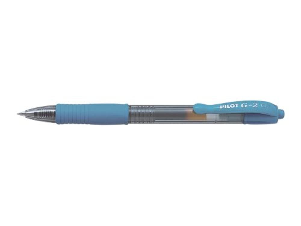 Pilot G207 Retractable Gel Rollerball 0.7 mm Tip, Light Blue, (Box of 12)