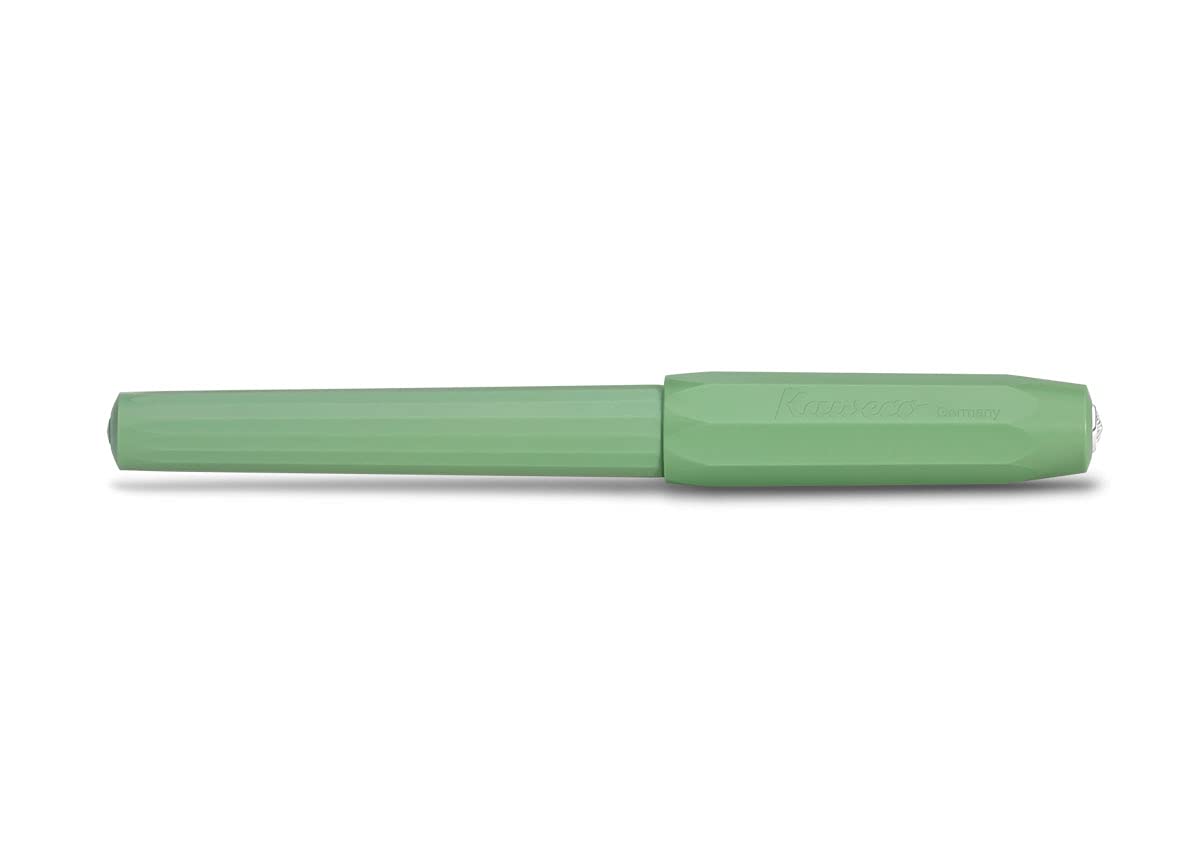 Kaweco Perkeo Rollerball Pen Jungle Green I Gel Pen with Refill for School I Beginner Roller with