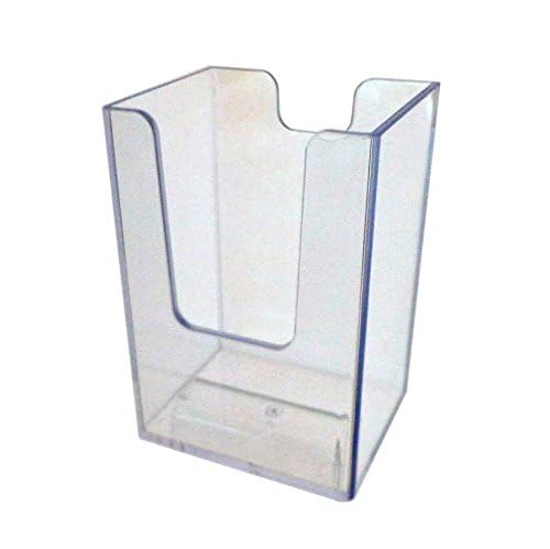 SOURCE ONE Premium Clear Acrylic Single Pocket Vertical Business Card Holder