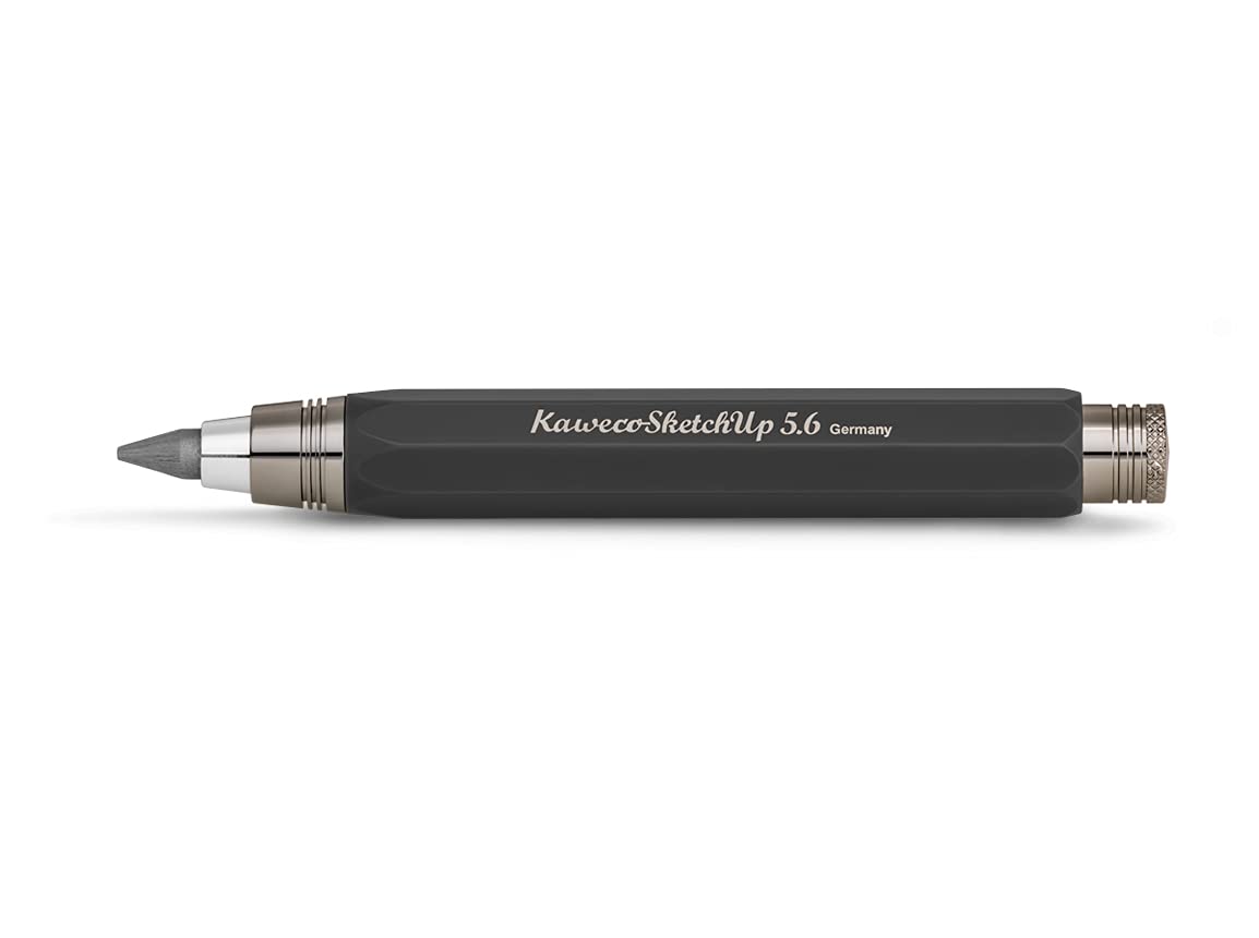 Kaweco SKETCH UP Clutch Pencil 5.6 mm 5B Black with Lead Refill I Pencil 10.5 cm