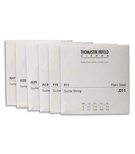 Thomastik-Infeld Jazz Swing Guitar Accessory - Flatwound Acoustic Guitar String for a Rich and Warm