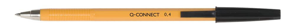 Q-CONNECT Fine Ballpoint Pen - Black