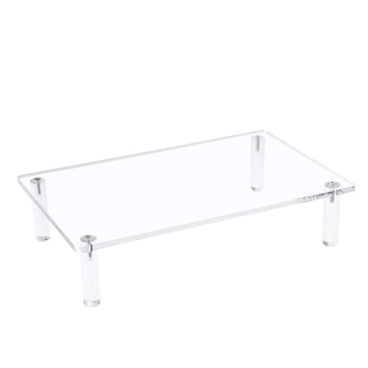 Sumerflos Clear Acrylic Monitor Laptop Stand, Sturdy and Save Space Computer Laptop Monitor Riser