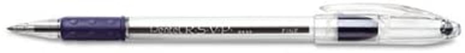 Pentel RSVP Ballpoint Pens, 0.7mm Fine Point, 6 Black & 6 Blue Ink Pentel Pens, Pack of 12