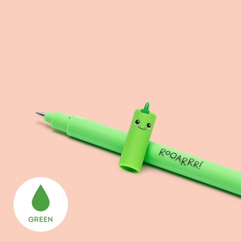 LEGAMI - Set of 19 Erasable Gel Pens with Thermosensitive Erase Ink, Range of ink colours & barrel