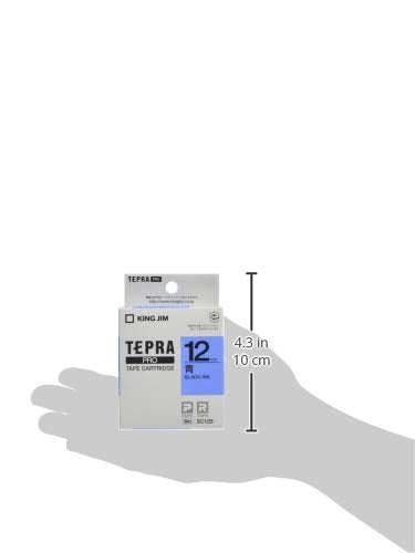King Jim Tepra PRO 12mm SC12B Blue Tape Cartridge