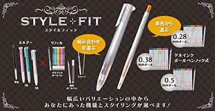 Uni-ball StyleFit Retractable Gel Ink Pen (UMN-139-28), Slim & Stylish Body, 0.28 mm, 16 Color Set
