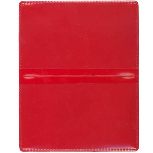 StoreSMART Red Folding Business Card Holders - 50 Pack - Polypropylene Plastic (RPP2915R50)