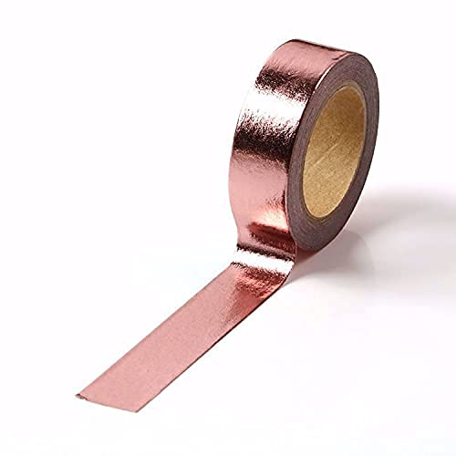 CIAJIE Foil Washi Tape,2 Rolls 5/8" x 393 inches(15mm*10M) Washi Tape, Masking Tape Craft Supplies