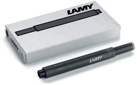 LAMY AL-Star Fountain Pen (29F) Black Purple + 5 Black Ink Cartridges