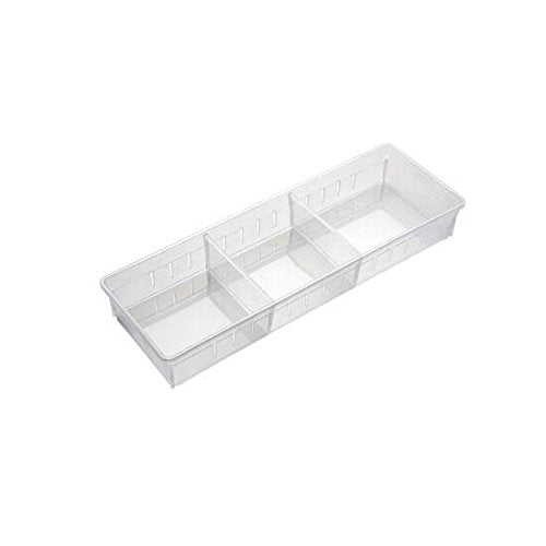 Chris.W Desk Drawer Organizer Tray with Adjustable Dividers, Multi-Drawers for Makeups, Utensil