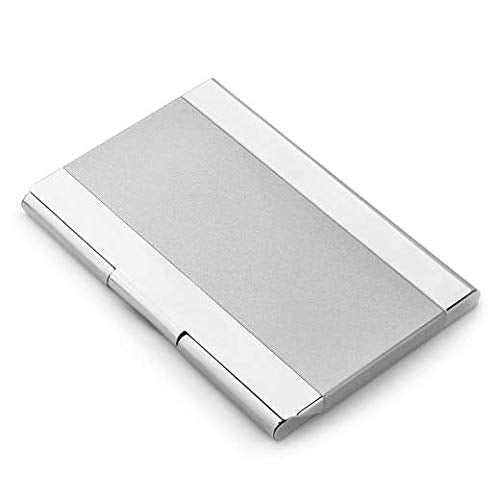 Executive Gift Shoppe | Custom Engraved Two Tone Business Card Holder for Men and Women