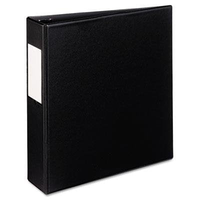 Avery Mini Durable Binder W/Gap Free Round Rings, 5-1/2 X 8-1/2, 2 Capacity, Black