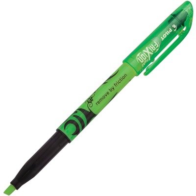 PILOT FriXion Erasable Highlighters, Chisel Tip, Green Color Inks, 12pk