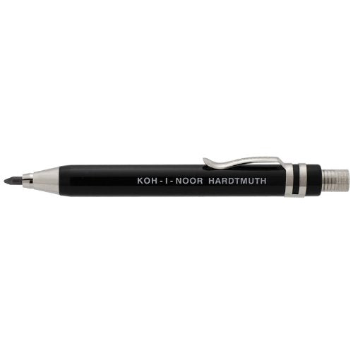 KOH-I-NOOR Black Mechanical Pencil With Sharpener - 3.2mm 5358