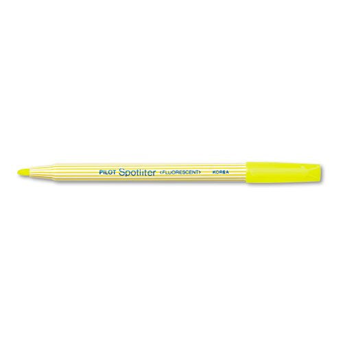 Pilot Spotliter Fluorescent Highlighters, Chisel Tip, Yellow, Dozen Box (45011)