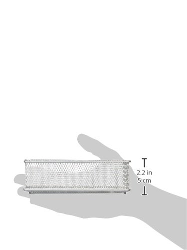 Design Ideas Mesh Drawer Store, Silver, 6 by 12-Inch