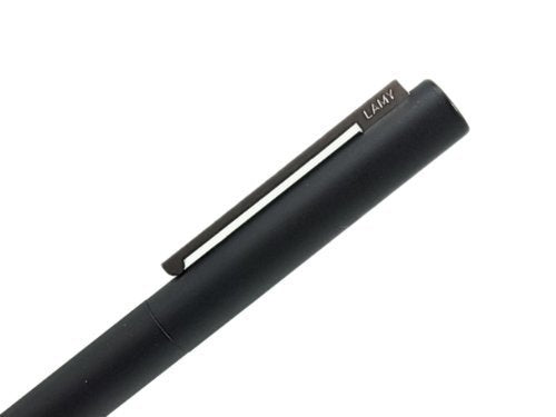 LAMY Black cp1 Fountain Pen with Fine Nib and Blue Ink (L056F)