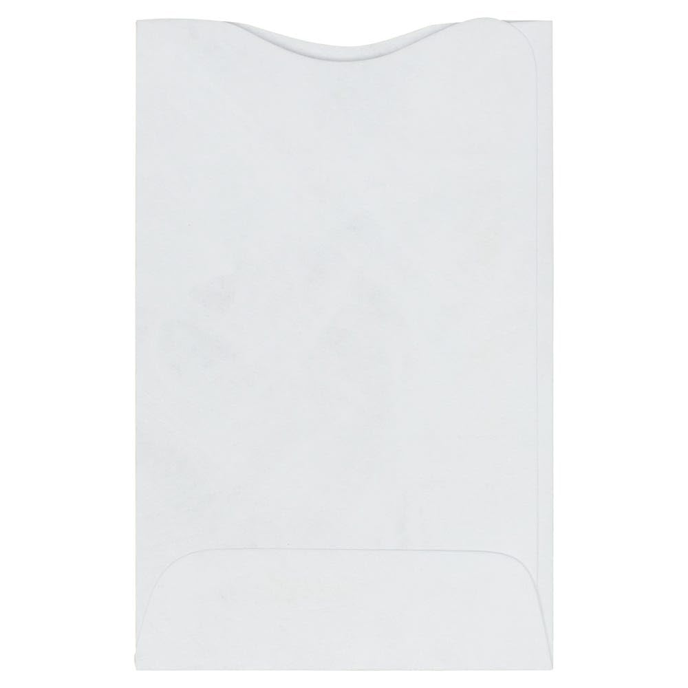 LUXPaper Tyvek Credit Card Sleeves | 2 1/4" x 3 1/2" | White | 14lb. Text | 250 Qty