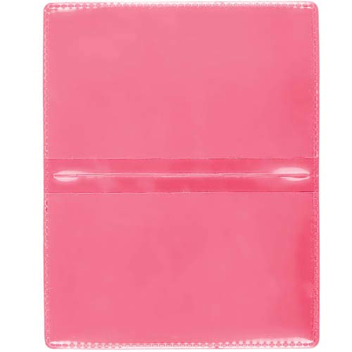 StoreSMART - Pink Folding Business Card Holders - 20 Pack - Polypropylene Plastic (RPP2915P-20)