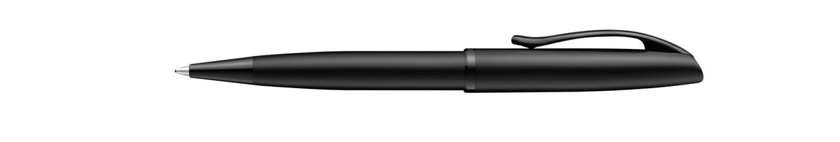 Pelikan Jazz Noble Ballpoint Pen Carbon (Black), Right Handed and Left-Handed Users, Elegant Metal