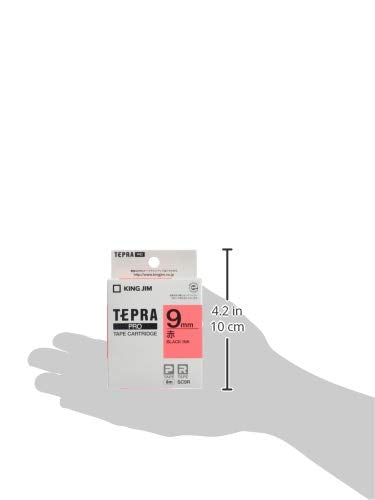 キングジム(Kingjim) King Jim Tepra PRO 9mm SC9R Red Tape Cartridge