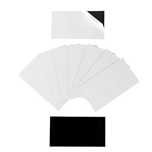 Minomag Business Card Magnets (Box of 200) | Peel and Stick Self Adhesive Magnetic Backings, 3.5