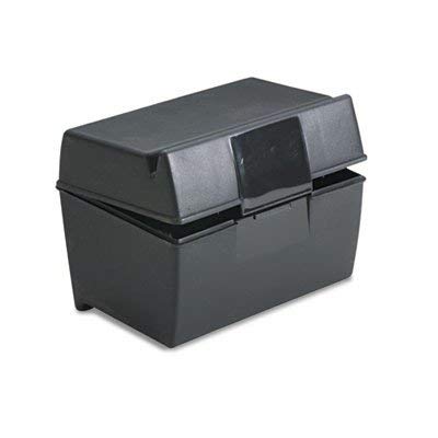 Index Card Holder, Index Cards Storage Box Holds Up to 300 3x5” Cards, with Poly Card Guides A-Z