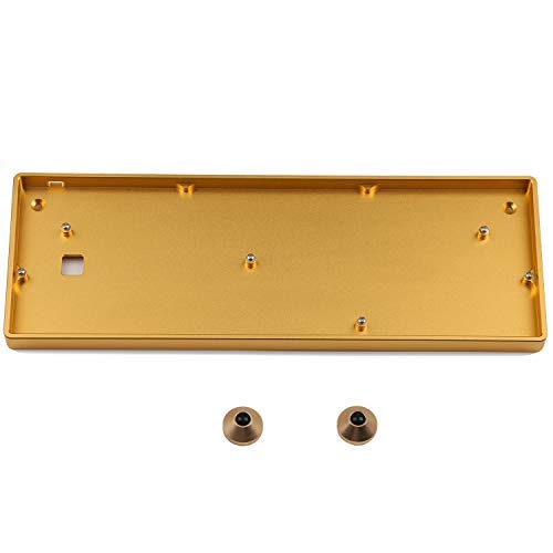 YMDK GH60 Anodizing Aluminum CNC Case for 60% Mechanical Gaming Keyboard Compatible Poker2 Pok3r