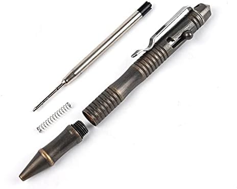 SMOOTHERPRO Solid Brass Bolt Action Pen, Compatible with Parker, Natural